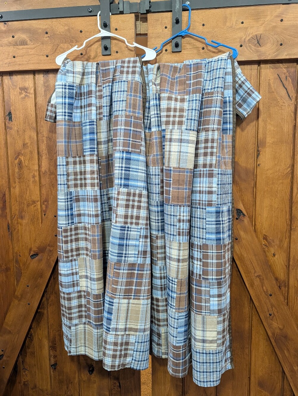 Pottery Barn Kids Plaid Blackout Curtains